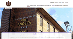 Desktop Screenshot of hotelanoeta.com